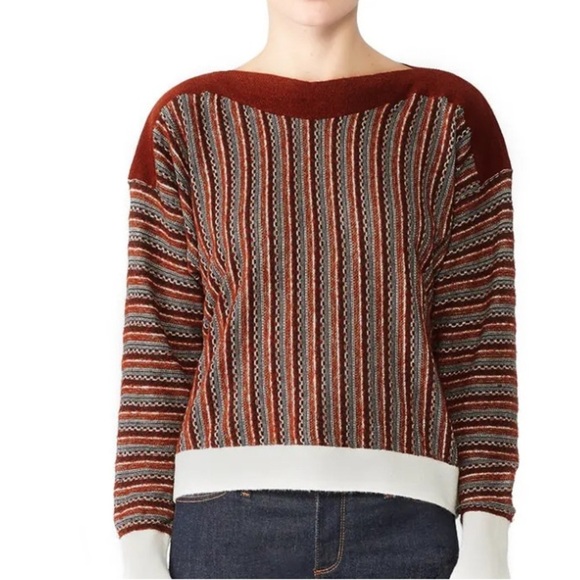 Sita Murt Striped Multicolor Sweater size 8 - Picture 1 of 9
